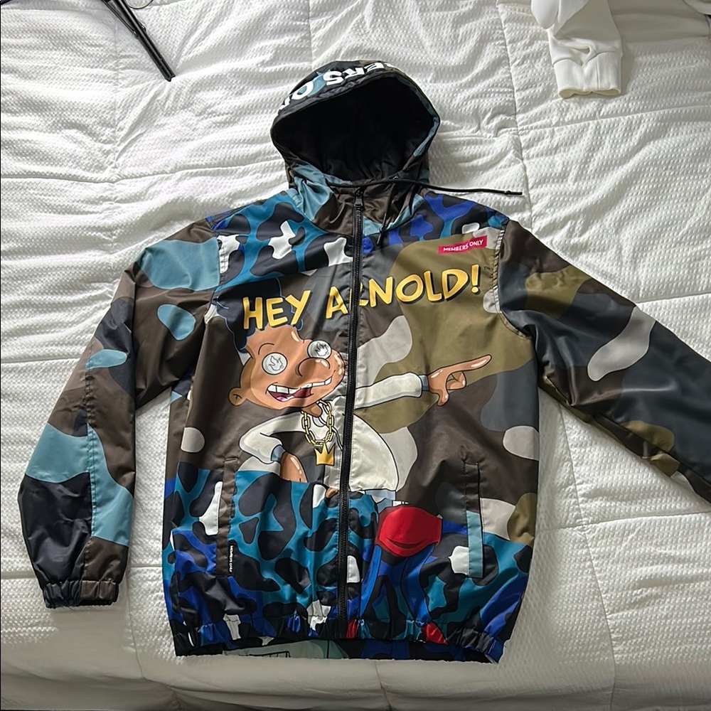 Members Only Hey Arnold Camouflage Jacket, Bought but Never Worn!